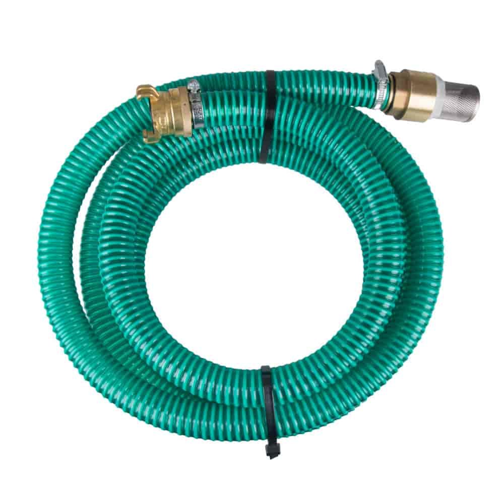 1" PVC Suction Hose Kit 4 Meters