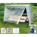 Protective cover transparent Hollywood swing, approx. 210x150x139