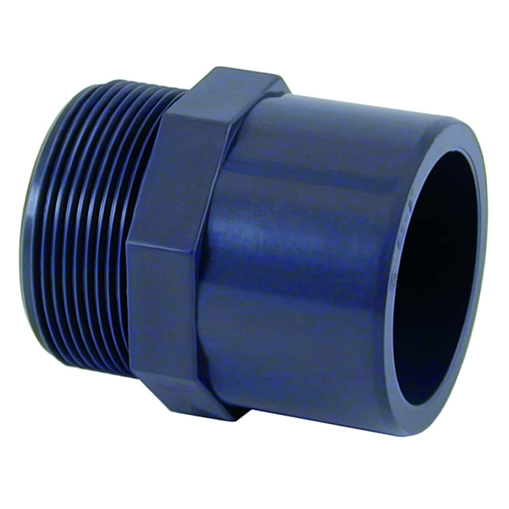 PVC-U Transition Socket x Male Thread 40-32mm x 1 1/4" PN10