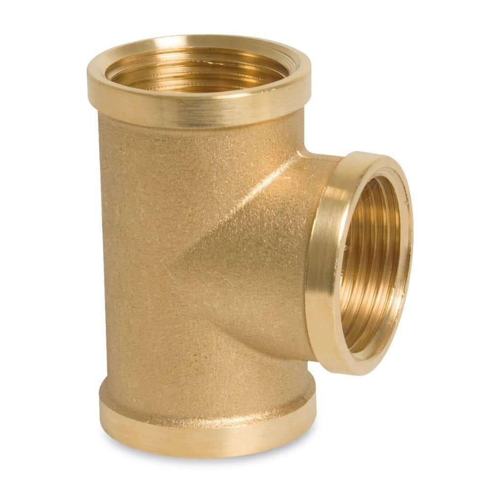 Brass T Piece 3/8" Female Thread