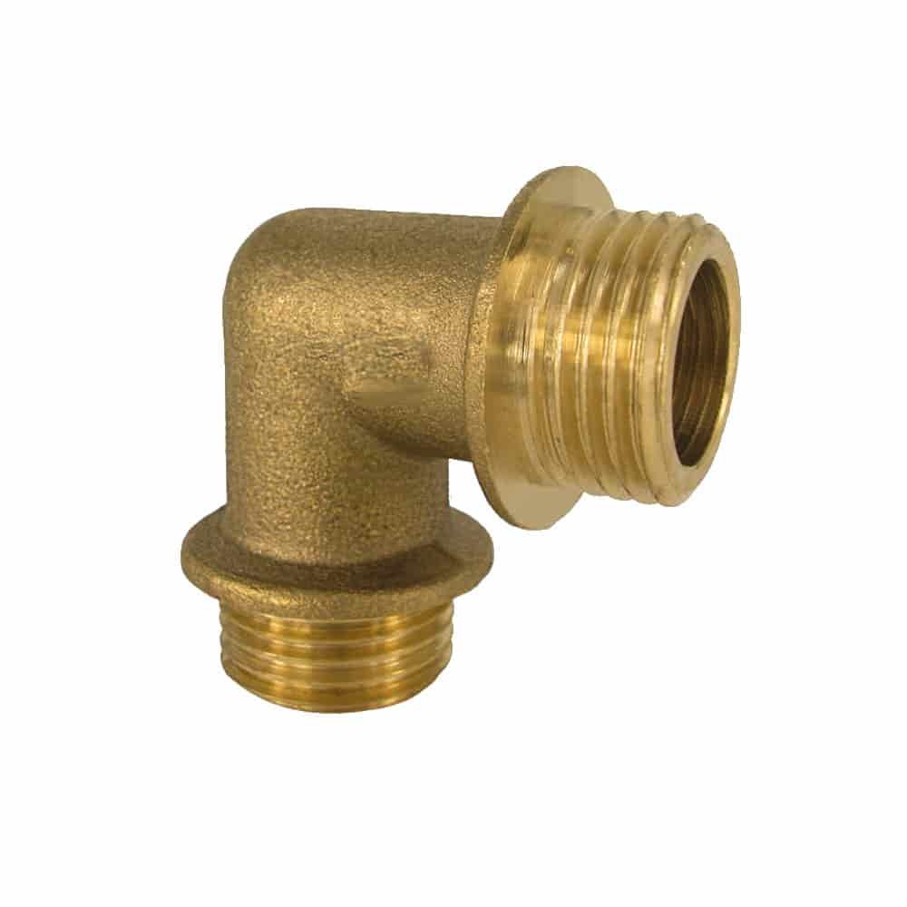 Threaded Fitting Brass Elbow 90° 1/2" M x 1/2" M