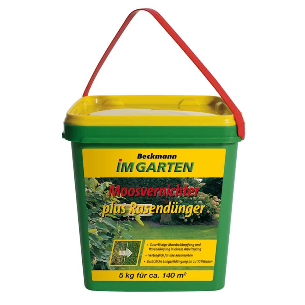 5 kg Moss Killer plus Lawn Fertilizer Beckmann