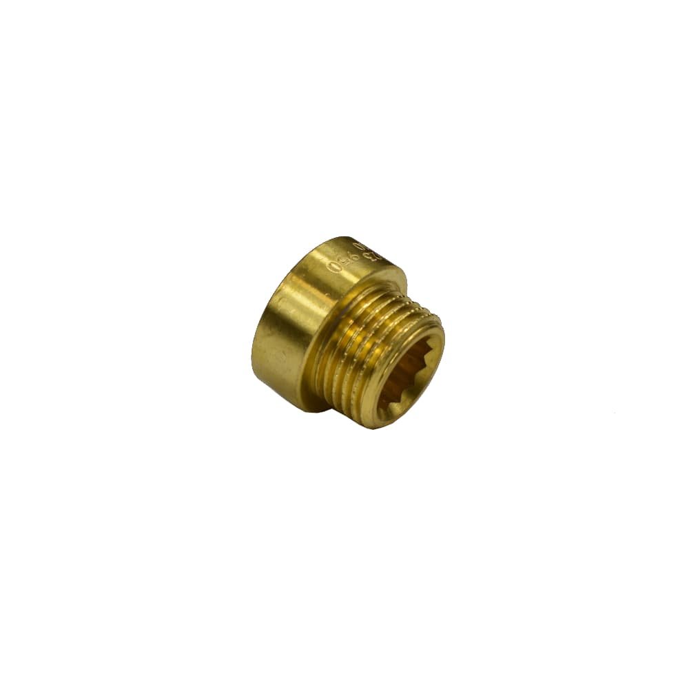 Threaded Fitting Brass Tap Extension 1/2" M x 1/2" F 15 mm