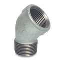 Threaded Fitting Malleable Cast Iron Elbow 45° 3/4" Female x 3/4" Male