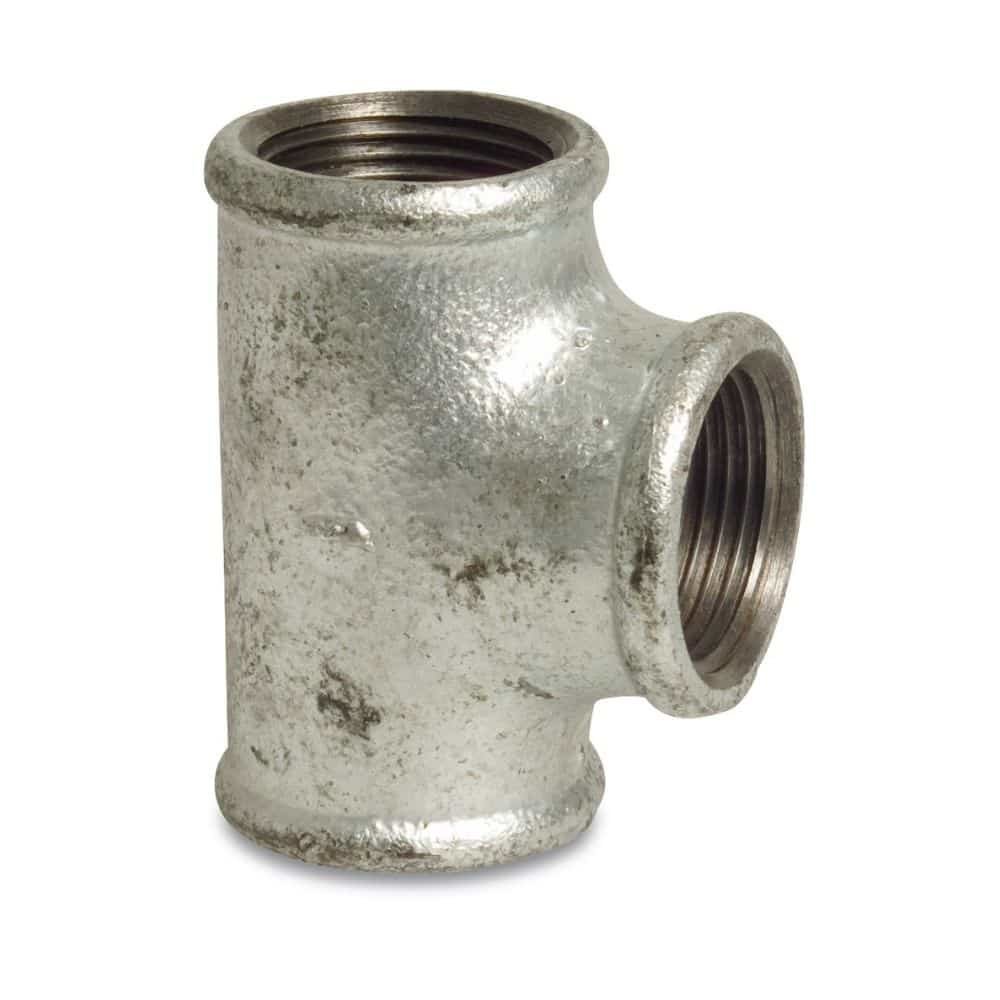 Threaded Fitting Malleable Cast Iron T-Piece 1/2" F x 1/2" F x 1/2" F