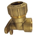 Brass PE Pipe Fitting 90° Female Wall Mount 20x1/2"