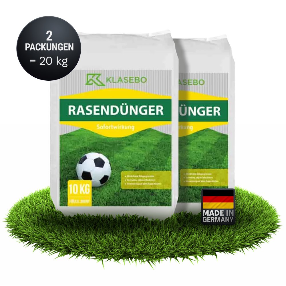 20kg Lawn Fertilizer Immediate Effect KLASEBO 21+6+12 NPK 720m²