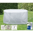 Protective Cover Transparent Table, approx. 93x83