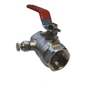 Lever Ball Valve with Drainage 1"