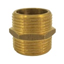 Threaded Fitting Brass Double Nipple 3/8" M x 3/8" M