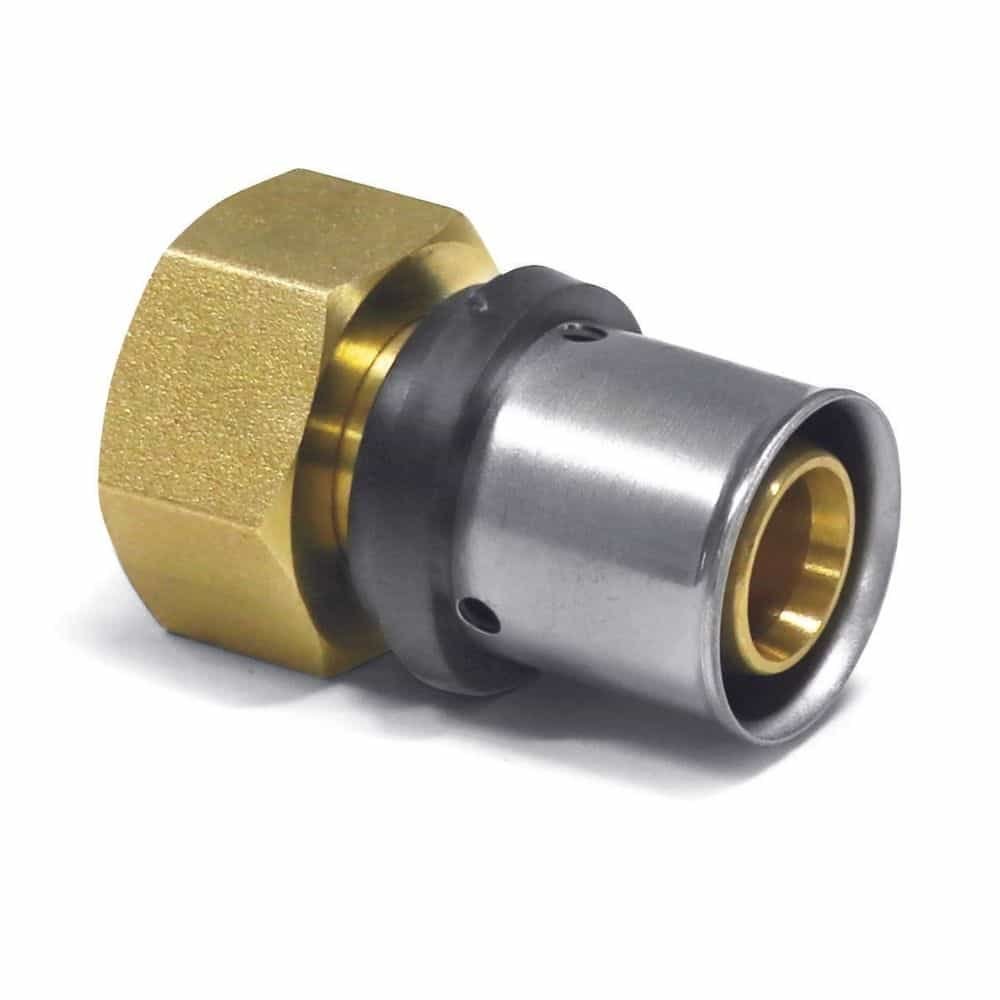 Press fitting transition screw connection 26 x 3 - 1 1/2" female thread