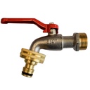 Lever Ball Valve with Quick Coupling 3/4"