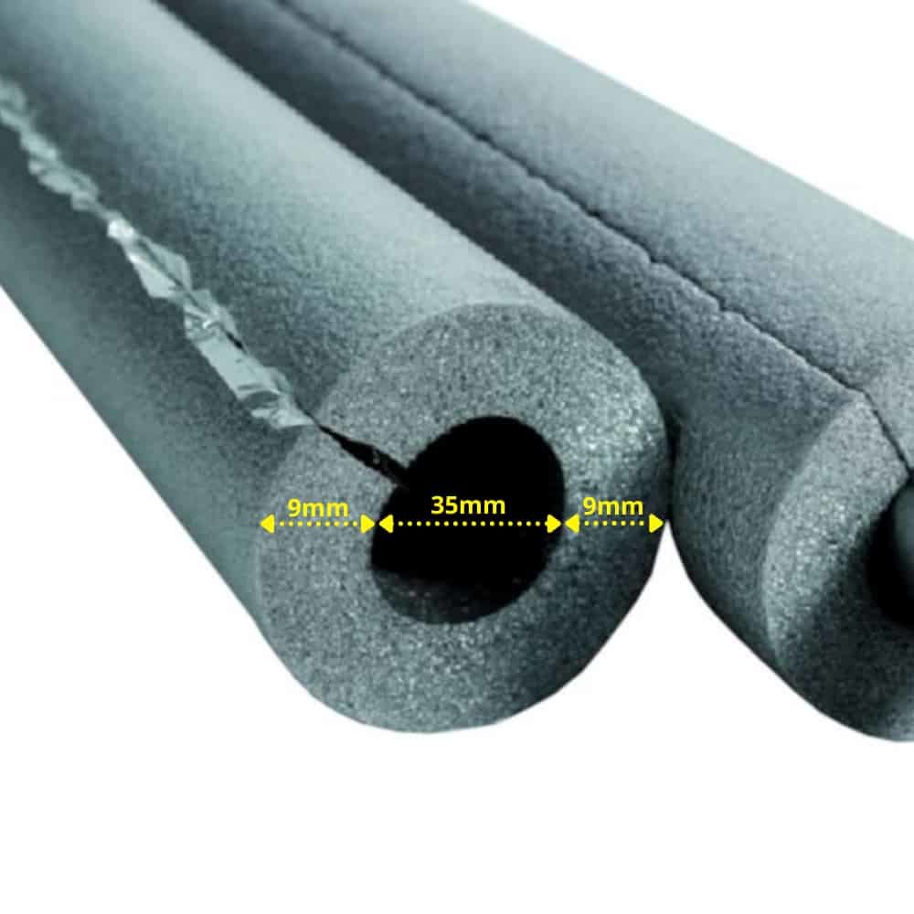 CLIMAFLEX® XT 2m Insulation Hose Ø 35 mm x 9 mm Insulation Self-Adhesive