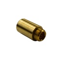 Threaded Fitting Brass Tap Extension 3/4" M x 3/4" F 40 mm