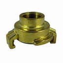 Brass Threaded Piece with Female Thread 1" Inch