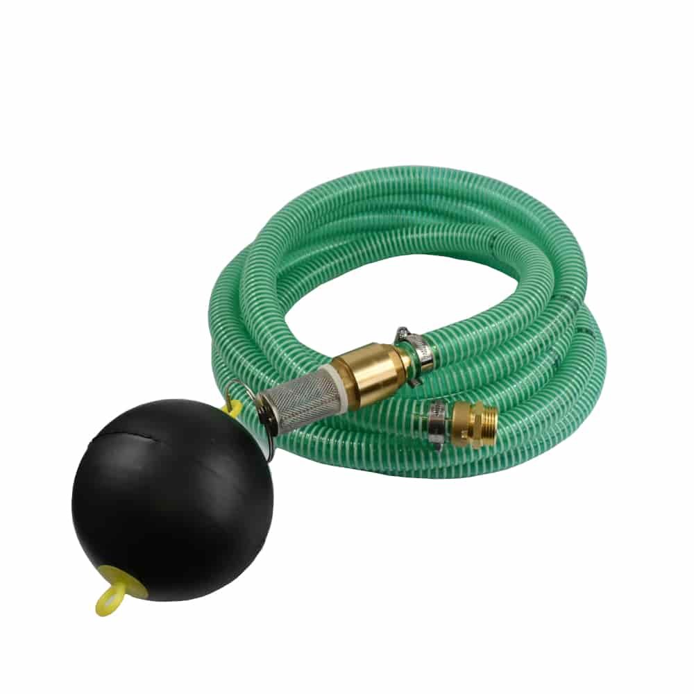 1"/25mm Suction + Pressure Hose with Floating Intake + 1" Male Double Nipple 3m