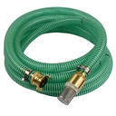 1"/25mm Suction + Pressure Hose with Suction Basket, Check Valve + Suction Coupling 3m