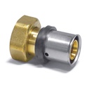 Press fitting Euro cone transition screw connection 20 x 2 - 3/4" IG