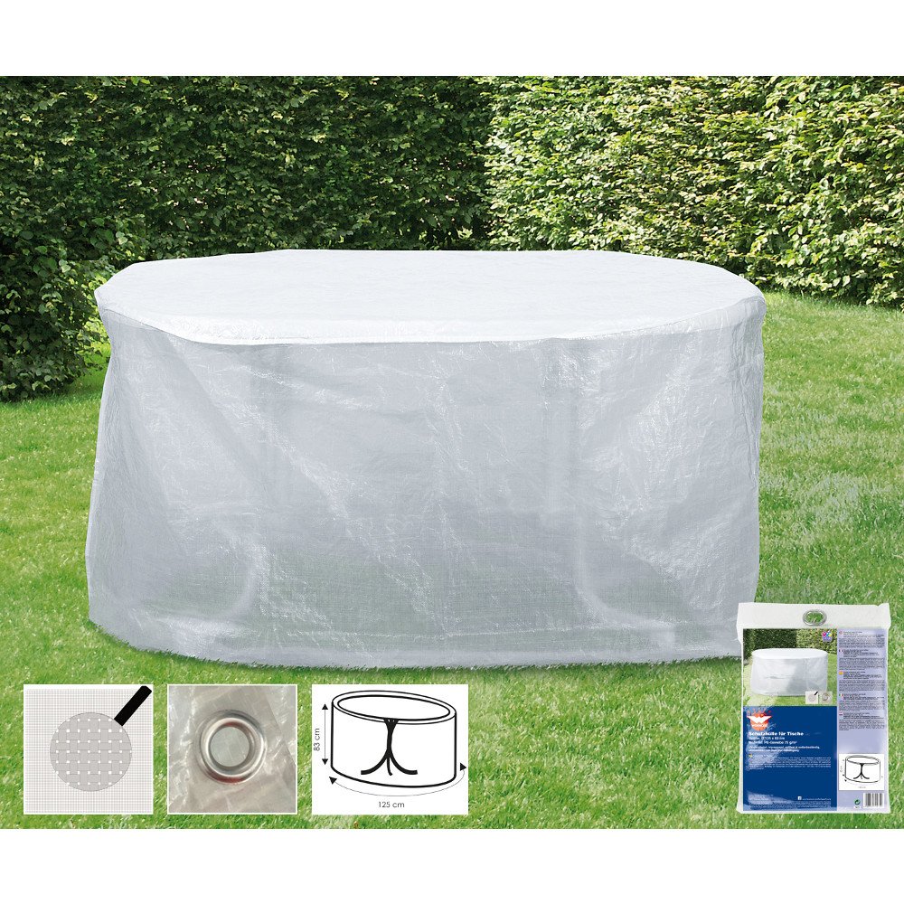 Protective cover transparent table, approx. 125x83