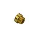 Threaded Fitting Brass Tap Extension 1/2" M x 1/2" F 10 mm