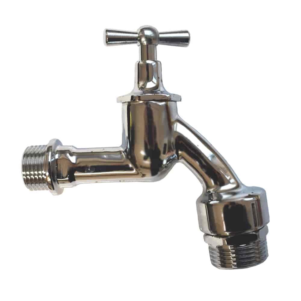 Washing Device Valve Outlet polished chrome 1/2"