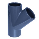 PVC-U 45°T-Piece Socket 63 mm PN10