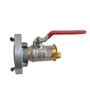 Transition Storz C Coupling with Lever Ball Valve + Claw Coupling