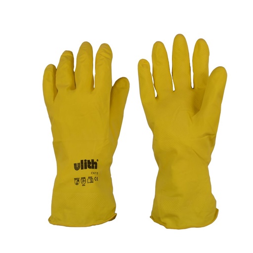 [BONI-42201-10] Industrial Gloves Latex Rubber Size L/9 Yellow