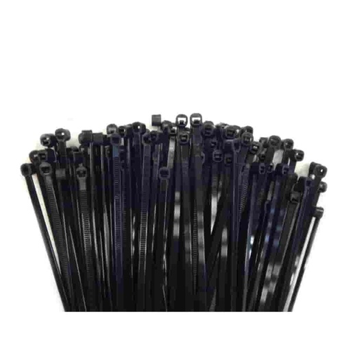 [BONI-42254-S06] 100 Cable Ties 200x2, 5mm Black (UV Stabilized) PA6.6