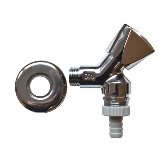 [BONI-42079-4] Device Angle Seat Valve with Aerator - Hood Handle 1/2"