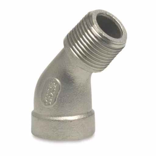 [BONI-42276-106] Threaded Fitting Stainless Steel Elbow 45° 1 1/2" Female x 1 1/2" Male