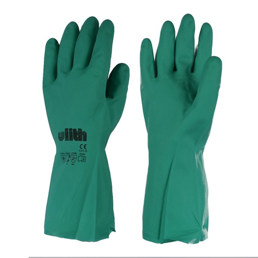 [BONI-42201-15] Industrial Gloves Nitrile Rubber XXL/11 Green