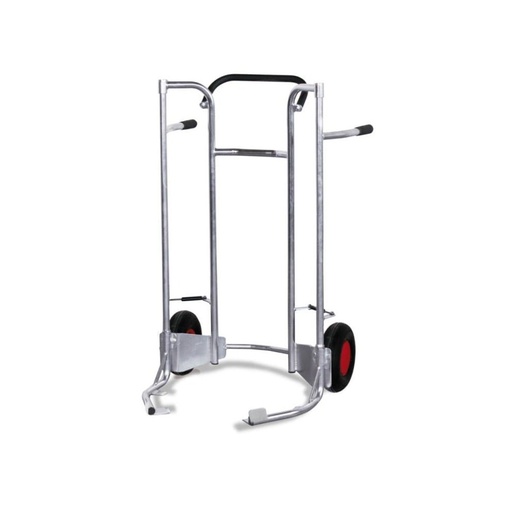 [BONI-sk-710.312] Low Tire Trolley 200 kg Load Capacity Galvanized Pneumatic Tires