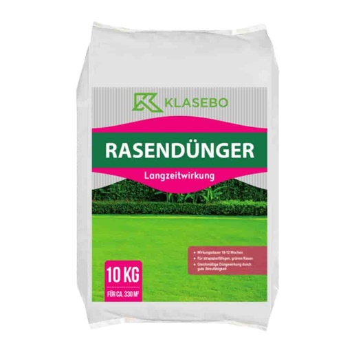 [BONI-14012] 10kg Lawn Fertilizer Long-term Effect KLASEBO 20+5+8 NPK 330m²