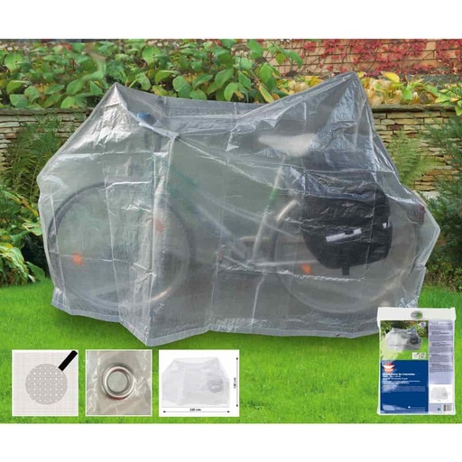 [BONI-79279KK] Protective cover transparent bicycle, approx. 230x120