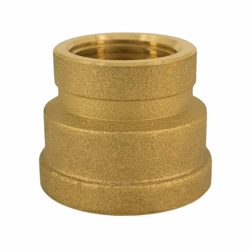 [BONI-34473K] Threaded Fitting Brass Coupling Reduced 1" F x 3/4" F