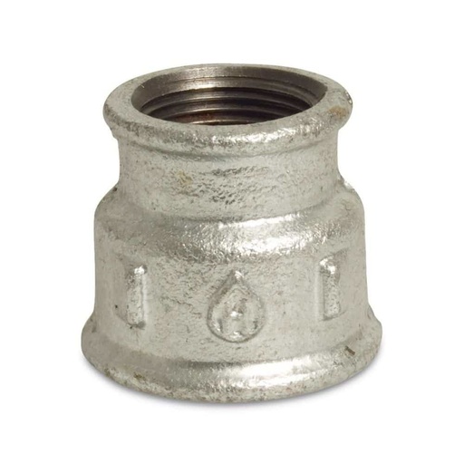 [BONI-42295-305K] Threaded Fitting Malleable Cast Iron Reducing Socket 2" F x 1 1/2" F