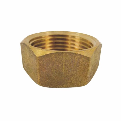 [BONI-34481K] Threaded Fitting Brass Cap 1/2" F