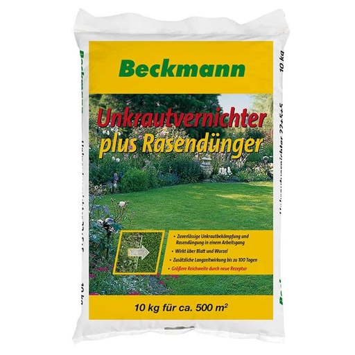 [BONI-10192] 10 kg weed killer plus lawn fertilizer for approx. 500m² with long-term fertilization