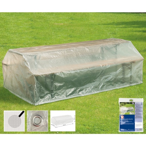 [BONI-79271K] Protective cover transparent beer tent set, approx. 220x120x75