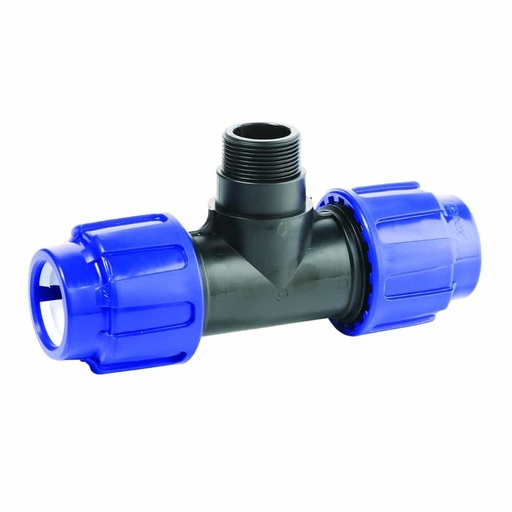 [BONI-01542K] PP PE Pipe Fitting T-Piece 32 x 1" M x 32