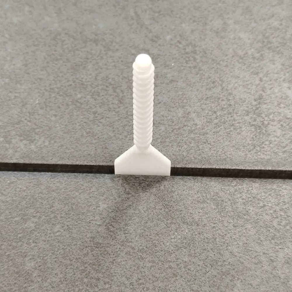 100 Threaded Tabs 1mm Joint for Tile Leveling System-4